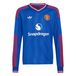 ADIDAS PERFORMANCE Manchester United 26/27 Uitshirt Lange Mouwen Kinderen Royal Blue/Koningsblauw/Donkeroranje/Kersrood/Wit