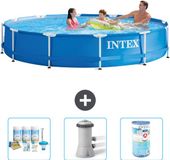 Intex Rond Frame Zwembad - 366 x 76 cm - Blauw