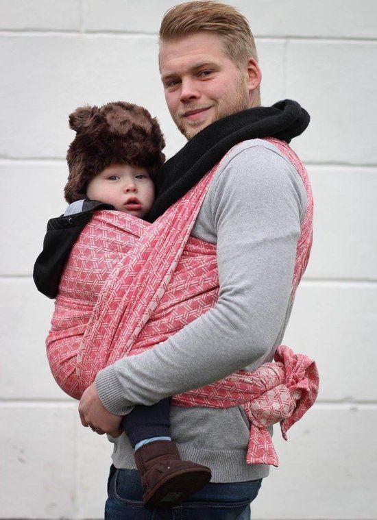 Yaro Basket Red Geweven Draagdoek - 4.20 meters