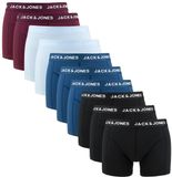 JACK&JONES JACJOTA SOLID TRUNKS 10 PACK Heren Onderbroek Windsor Wine XXL