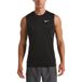 Nike UV T-shirt essential sleeveless zwart