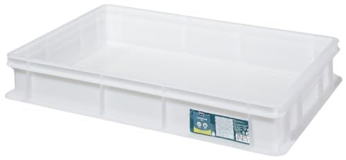 METRO Professional Deegbak, polyethyleen, 40 x 60 x 10 cm, 20 liter, wit