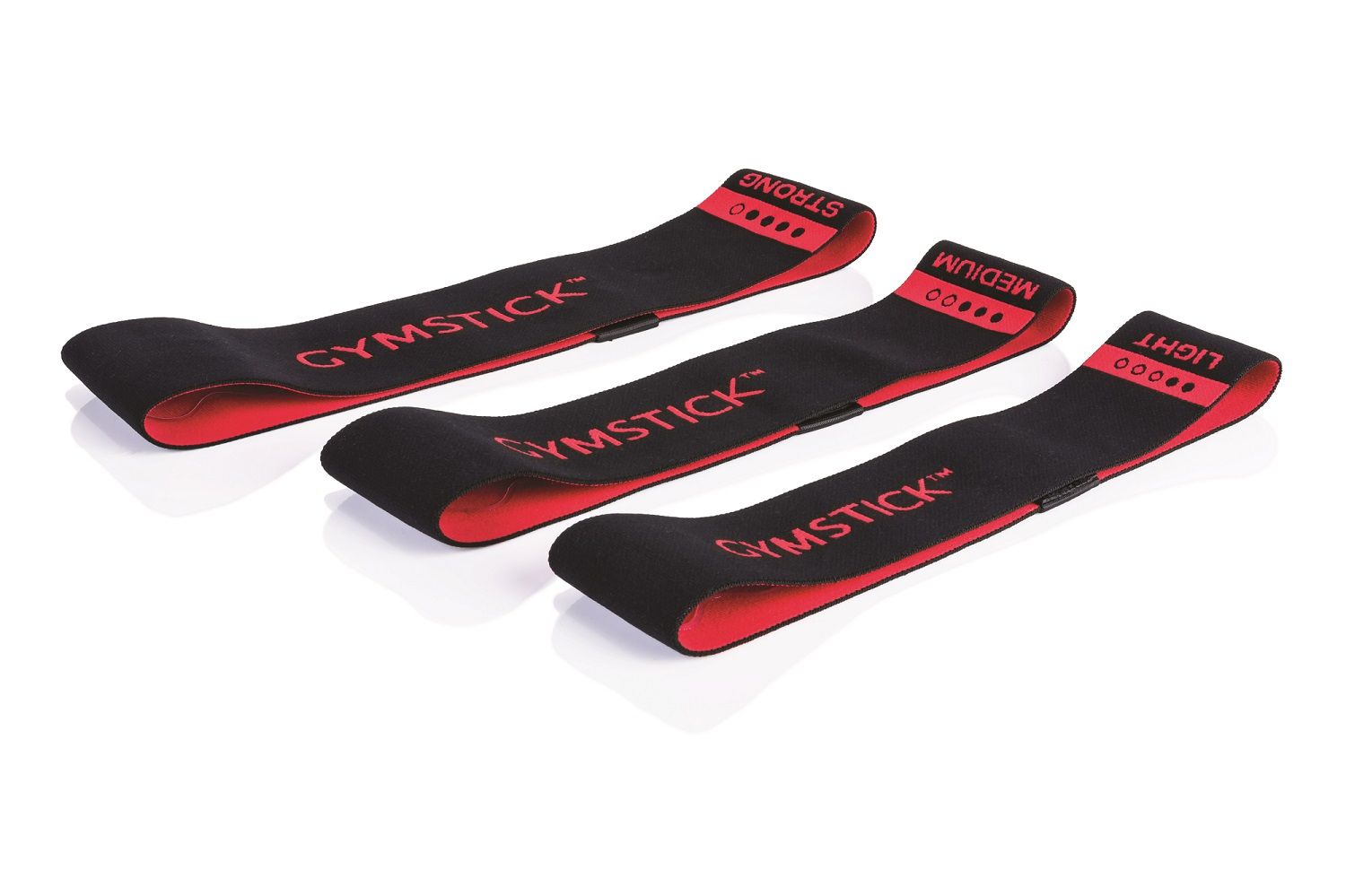 Gymstick Textiel Mini Band - Weerstandsband - Medium - Zwart