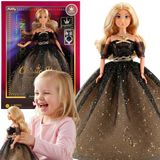 Woopie Royal Lily poupée 30 cm longueur cheveux blonds robe de bal noire
