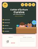 Cahier d'Écriture Cursive