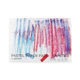 Artway A4 Pastelpapierkussen - Ideaal voor Zachte Pastels, Oliepastels, Pastelpotloden, Grafiet en Houtskool - 48 Zijden/24 Vellen van 160gsm Pastelpapier - Wit