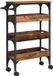 vidaXL Keuken Trolley Oud Hout Bewerkt Hout