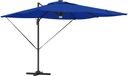 Roma Parasol Blauw 286 x 284 x 270 cm Aluminium et Polyester