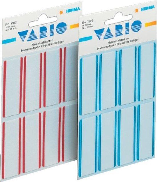 Merkloos Herma 1902 Universele Etiket 54x19mm Wit/Rood