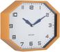 Karlsson Wandklok Modern Factory Octagon - Geel - 32x32x26cm