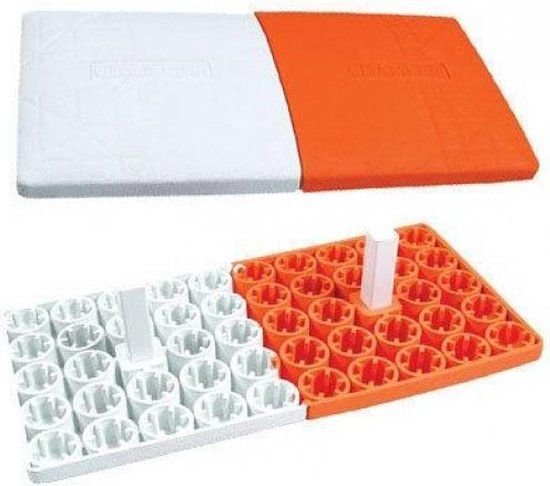 Covee Honkbal Dubbelhonk: Hollywood - Oranje/Wit - Rubber