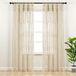 Lush Decor Boho macramé getextureerd katoenen raamgordijn/kamerverdeler/deuropening/wanddecoratie, 95" L x 40" W, neutraal