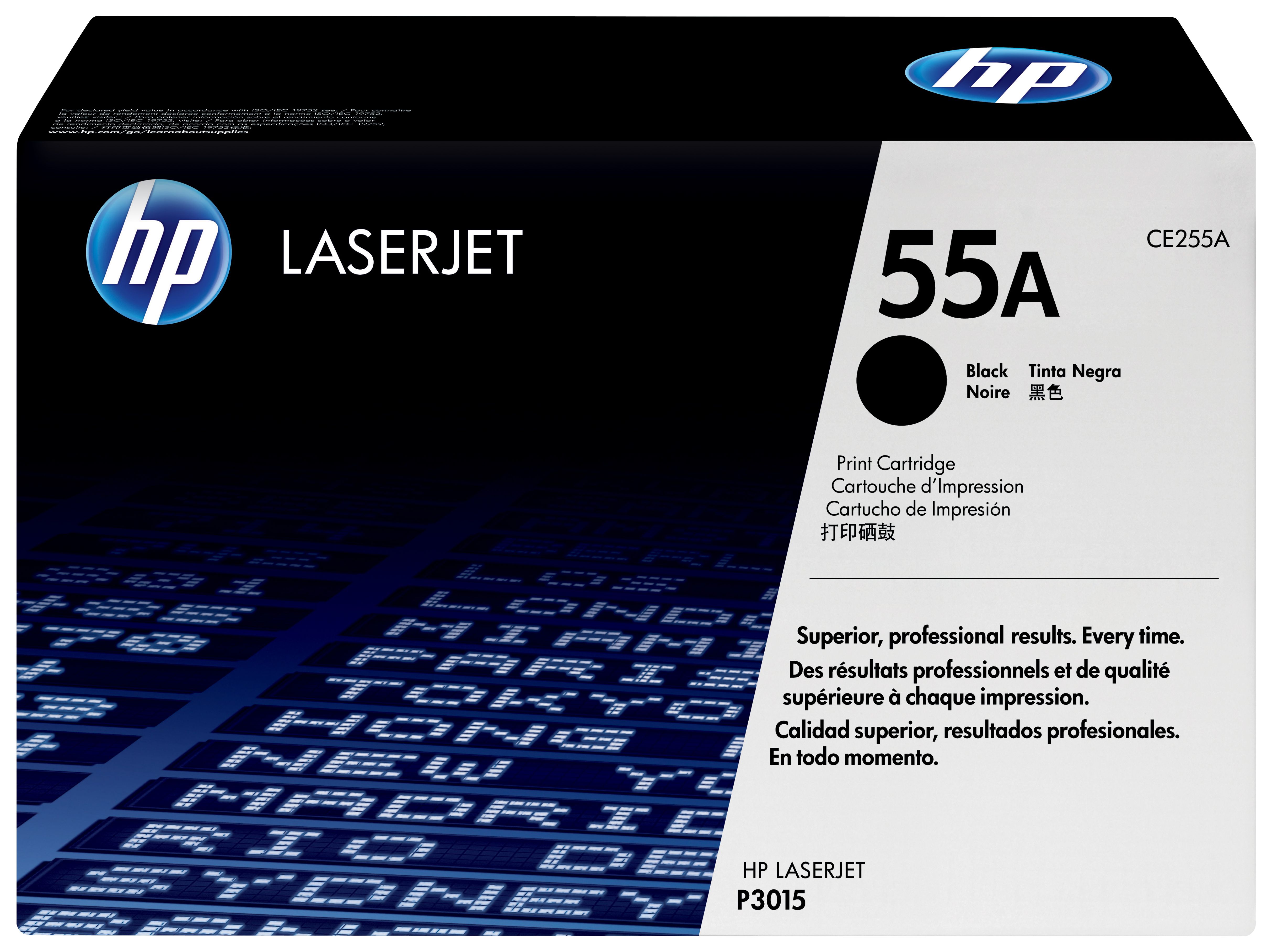 HP 55A Original Black Toner Cartridge - CE255A - 6000 Pages