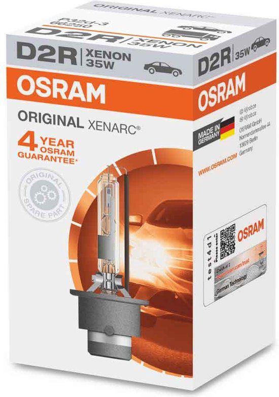 Osram Xenarc Original D2R Xenon Lamp - 4300K - 85V - 12V - Single