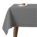 Martina Home Petit Vichy tafelkleed, TEFLONAMEERT, zwart, 140 x 140 cm