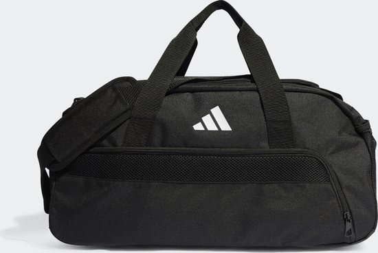 Adidas Unisex Duffel Tiro L Duff S, zwart/wit, HS9752, maat NS, Zwart/Wit, NS, Sports