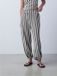 Next - Dames - Broek met rechte pijpen en gebreide look - Wit