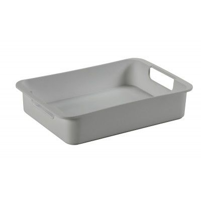 Sunware Sigma Home Storage Tray - Grey - 34 x 22.1 x 6.8 cm