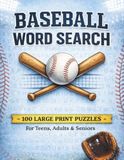 Baseball Word Search Puzzle Book for Adults and Seniors