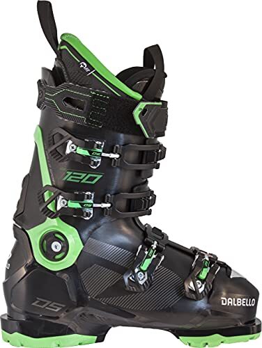 Dalbello DS 120 MS skischoenen voor heren, zwart/groen race, 30.5
