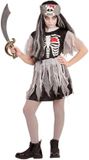 Widmann Piraat & Viking Kostuum Rood Hart Pirate Meisje Maat 128 Carnaval kostuum Verkleedkleding