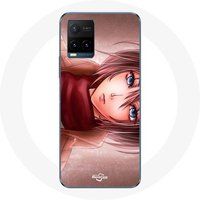 Maniacase Hoesje voor Vivo Y21s 2021 / Y21 2021 Mikasa Ackerman Attack of the Titans Anime Series Japanese