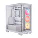 Corsair 3500X LXR LINK TG Wit Midi Tower PC Behuizing