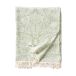 Klippan Yllefabrik Plaid en coton Sunflower 140x200 cm Vert
