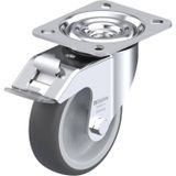 Blickle L-PATH 100G-FI Zwenkwiel met rem Wieldiameter: 100 mm Draagvermogen (max.): 200 kg 1 stuk(s)