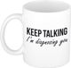 Bellatio Decorations Keep talking diagnosing koffiemok - drinkbeker - wit - Psychologie - geslaagd / afstudeer cadeau - verjaardag