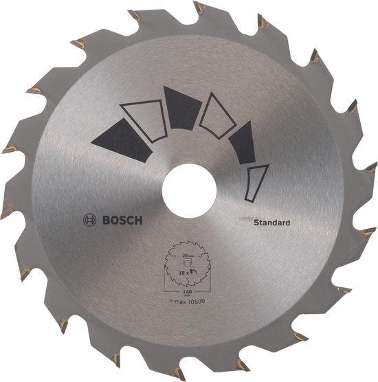 Bosch Accessoires Bosch Cirkelzaagblad Standard 140x20 T18