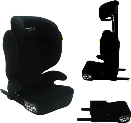 Titanium Baby Smart Lucky I-Size Autostoel Isofix 100-150 cm – Verstelbare Hoofdsteun – Zitverhoger Functie – Groep 2/3