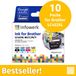 Infowerk Inktcartridges voor Brother LC422XL, multipack (BK/C/M/Y), 10 stuks