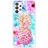 Samsung Bedrukt siliconen hoesje compatibel met Galaxy A32 5G Ananas