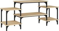 vidaXL Tv-meubel 117x35x52 cm bewerkt hout sonoma eikenkleurig