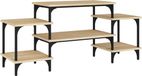 vidaXL Tv-meubel 117x35x52 cm bewerkt hout sonoma eikenkleurig