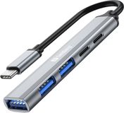 Sandberg 336-50 interface hub - USB - Type-C - 5000 Mbit/s - Grijs
