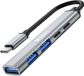 Sandberg 336-50 interface hub - USB - Type-C - 5000 Mbit/s - Grijs