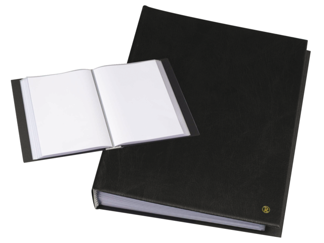 Rillstab Showalbum A4 - Zwart