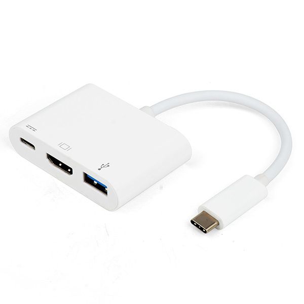 Vivanco 34293 USB-C Docking Station - White