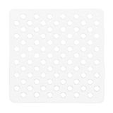 Gedy Biana, G-Maim antislip douche met zuignappen, 50 x 50 cm, hars badmat, wit