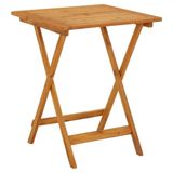 VidaXL 3-delige Bistroset Polypropeen en Massief Hout Zwart