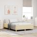 Prolenta Maison Exclusive - Boxspringbed met matras, crème kleur, 140 x 190 cm, gestoffeerd