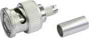 Telegärtner J01000A0049 Connecteur BNC, droit 50 Ω 1 pièce