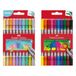 FABER-CASTELL - Viltstiften set Basic & Pastel, 20 dubbele viltstiften