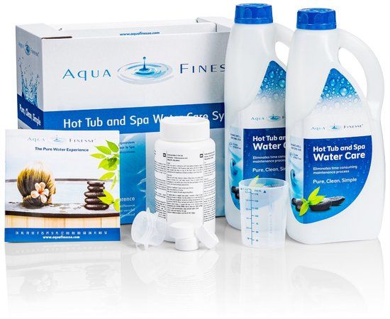 AquaFinesse Spa en Hot Tub Box | Blauw/Wit | 5 kg