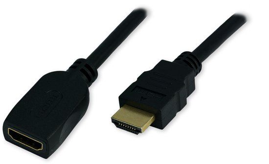 MCL MC384/3D-2M HDMI kabel HDMI Type A (Standaard) Zwart