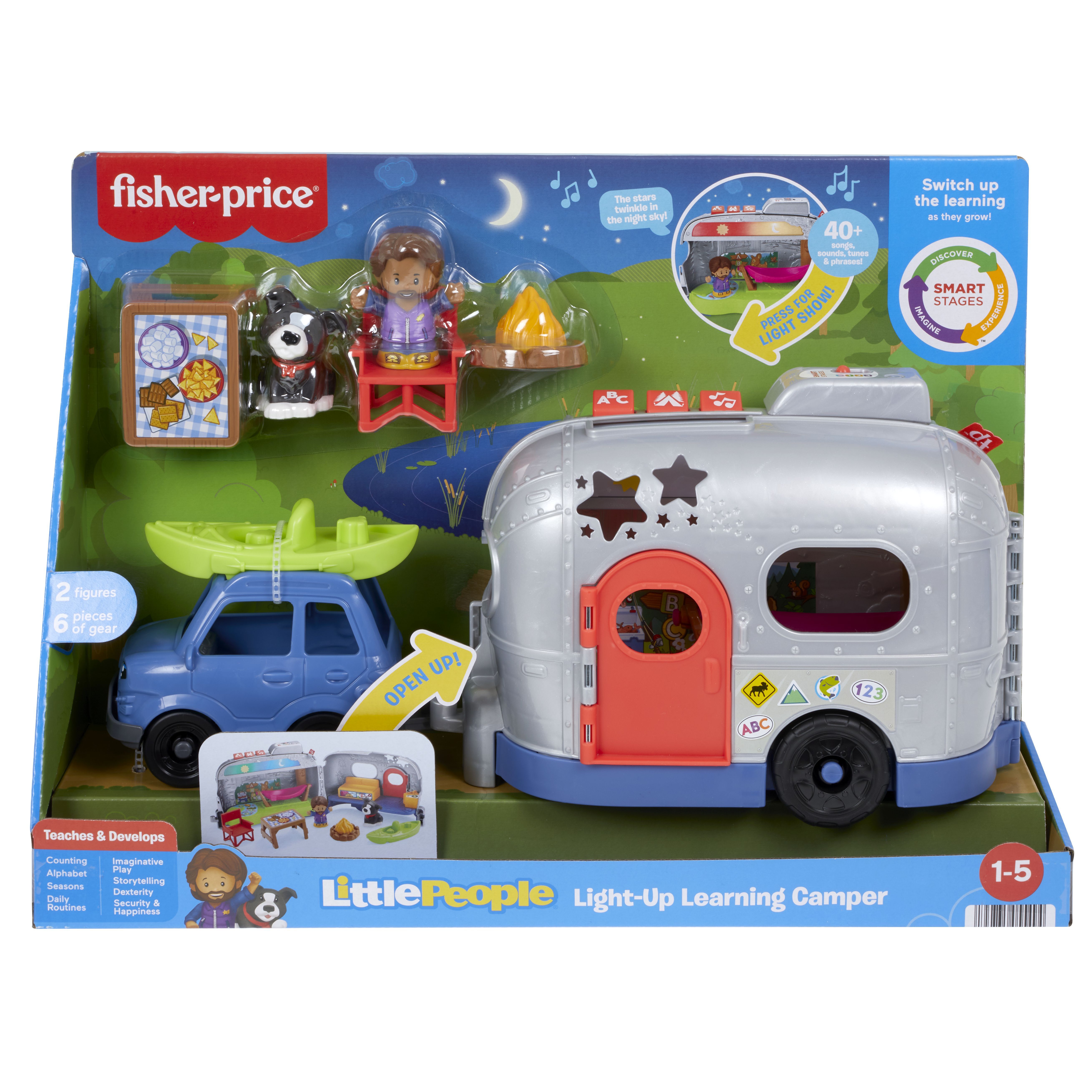 Fisher-Price Camper - Speelgoedset - Meerkleurig