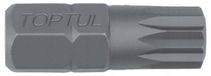 TOPTUL Embout Spline XZN M5 x 30mm Entraînement 10mm 12 pans