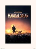Grupo Erik The Mandalorian Art Print, 30 x 40 cm